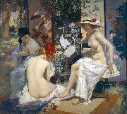 The Sun Bath, painting, Rupert Bunny